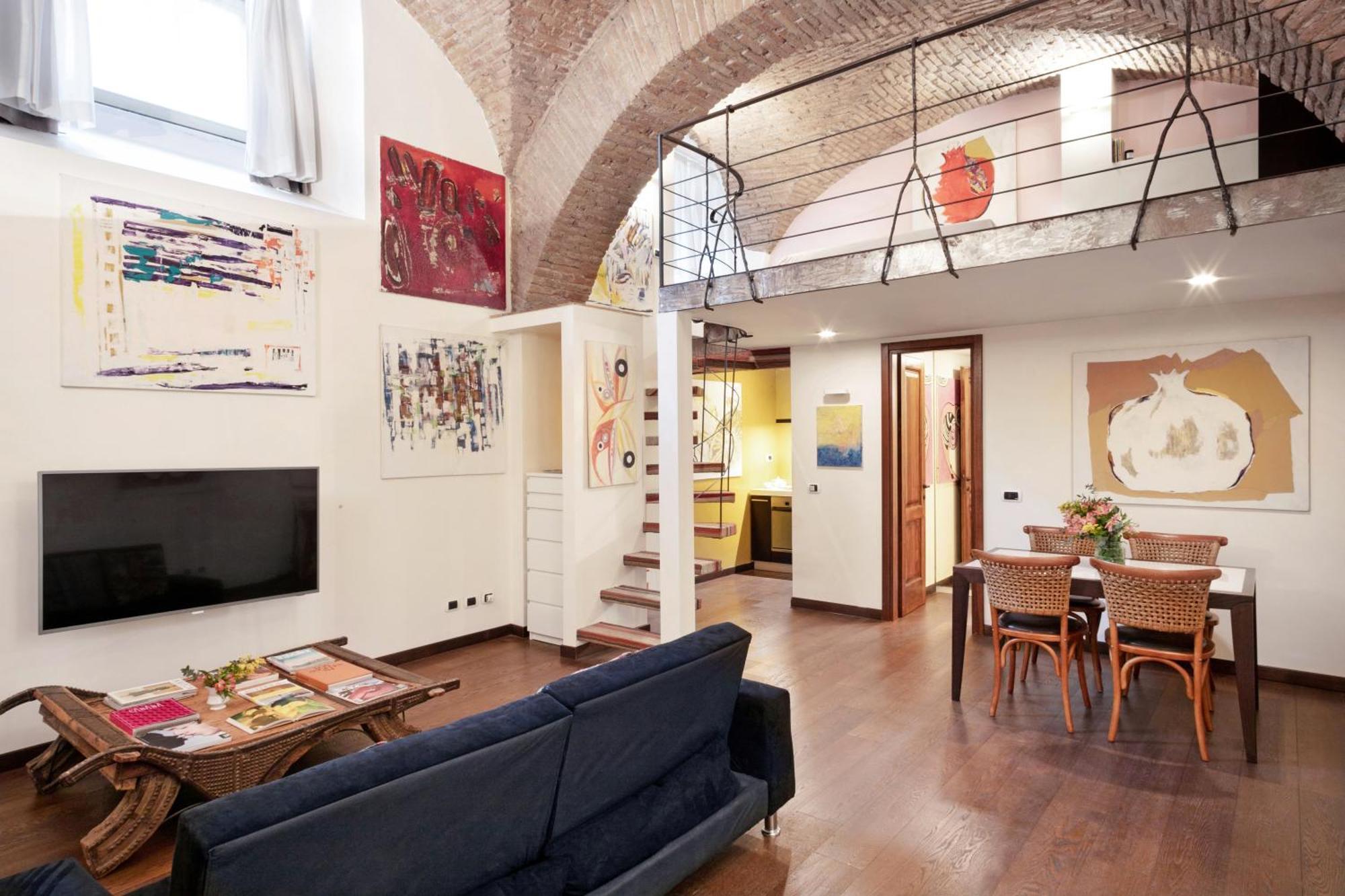 Trasteverehome - Artists Loft With Private Parking In Trastevere Vakantiehuis
