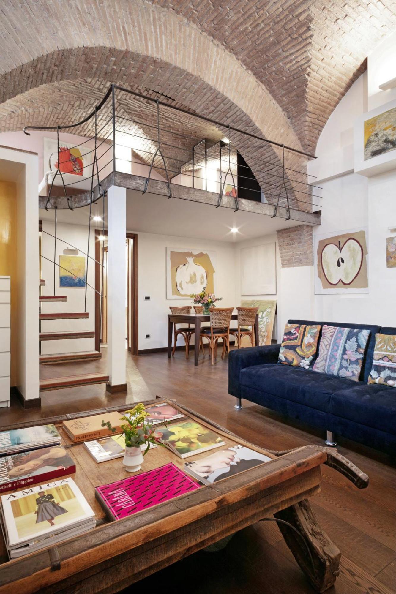 Trasteverehome - Artists Loft With Private Parking In Trastevere Hébergement de vacances